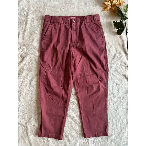 Coldwater Creek Khaki Capri Pants Size 8 - Picture 1 of 6